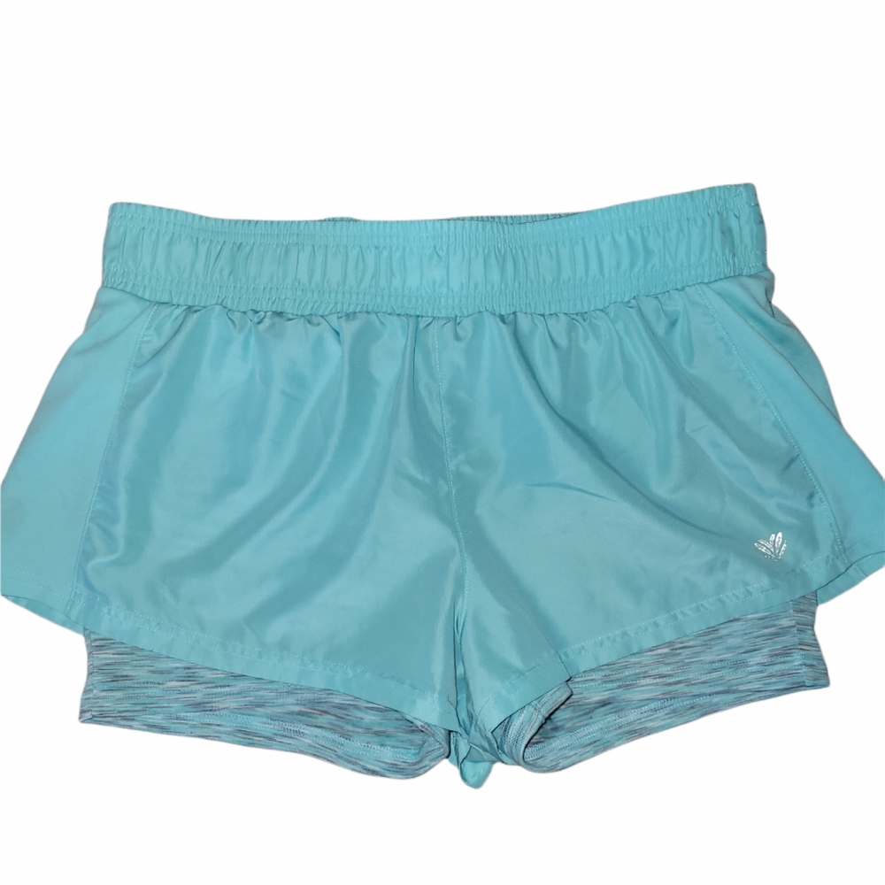 Forever 21 Two Layer Athletic Shorts lined with spandex Bike Shorts sz L